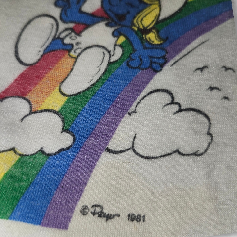 Vintage Smurfs Baby Shirt- Flaws - Picture 6 of 8